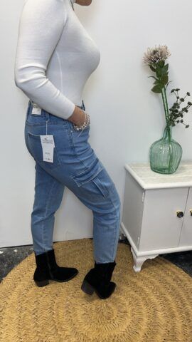 Alternative view of PANTALON VAQUERO CARGO