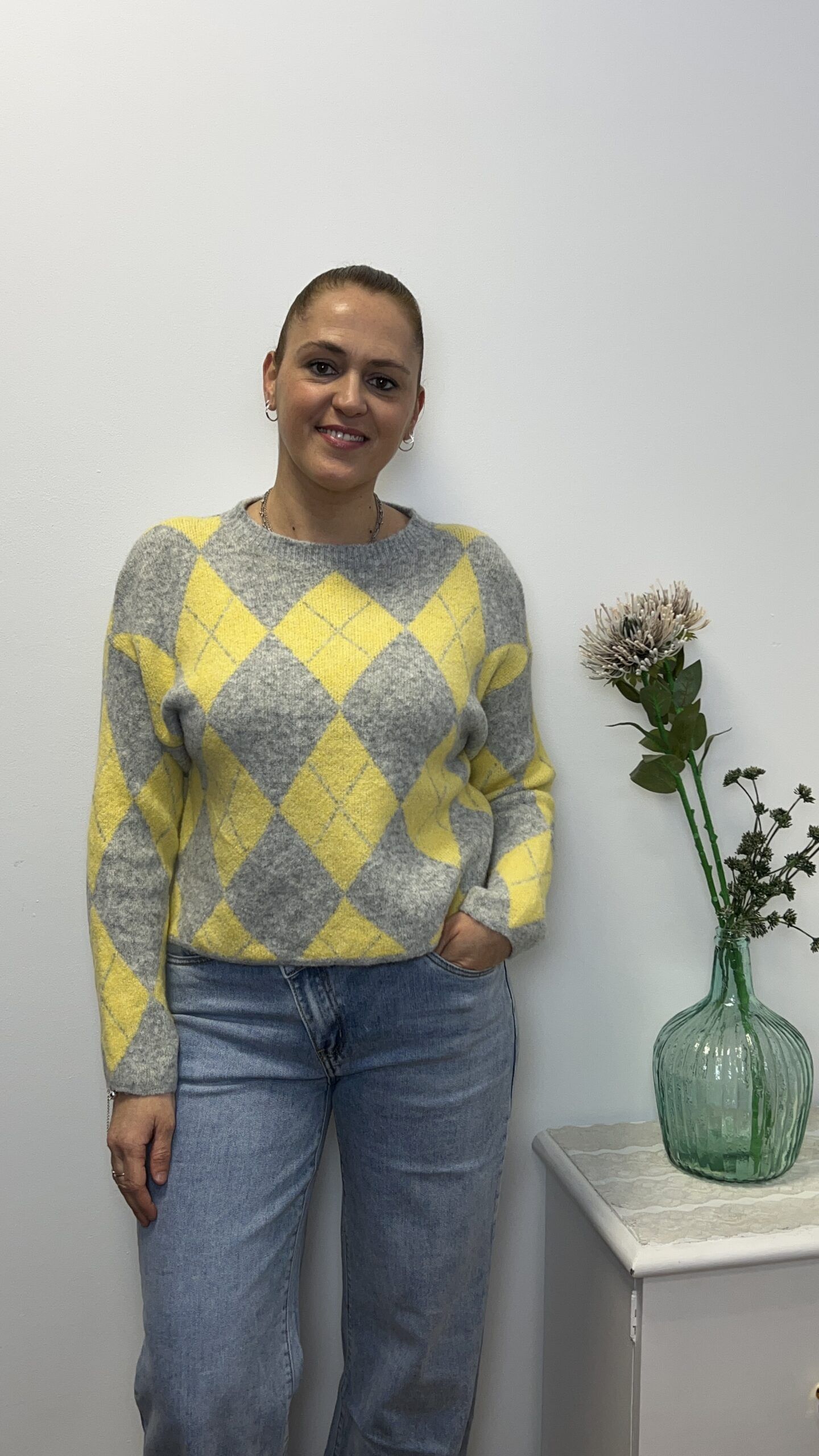 JERSEY MUJER ROMBOS - Imagen 2