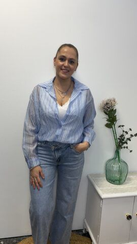 CAMISA MUJER CON TOP LENCERO