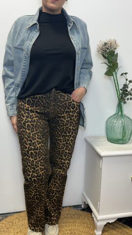 Alternative view of Pantalon Vaquero animal print