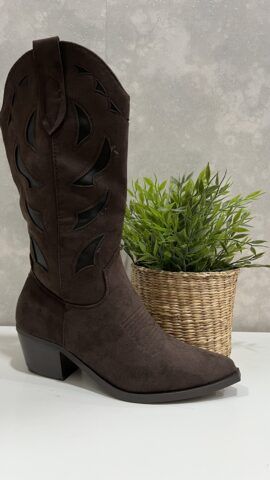 BOTA COWBOY MARRON OSCURO
