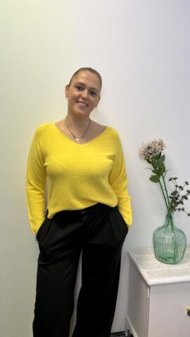 Jerseys Mujer Punto Cuello Pico