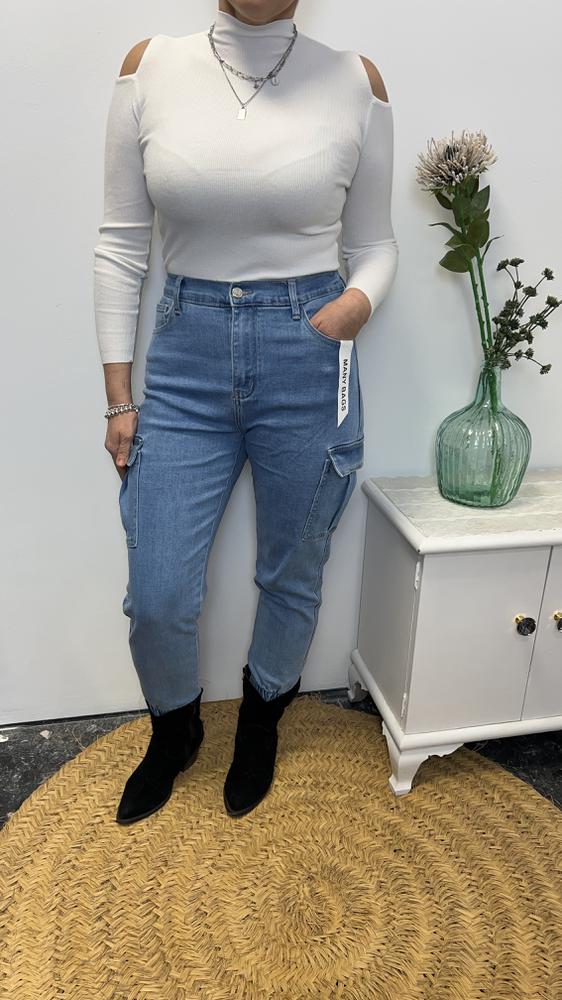 PANTALON VAQUERO CARGO