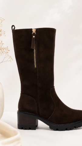Bota Alta Siena Marrón