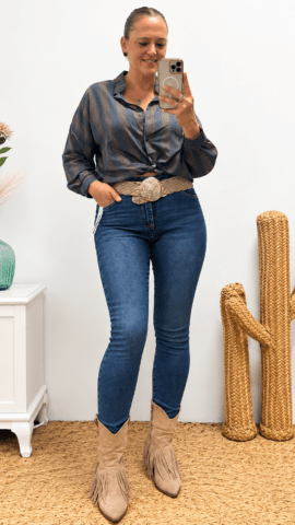 VAQUERO CON EFECTO FAJA + PUSH UP