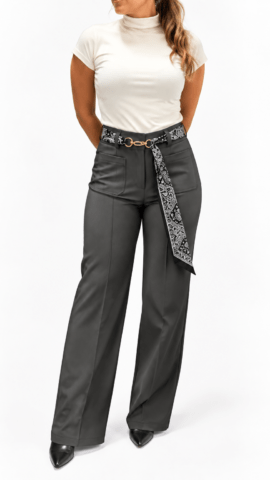 Alternative view of ✨ PANTALÓN CON CINTURÓN PAÑUELO ✨