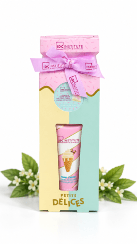 Set de regalo IDC Institute Petits Délices – Crema de manos y bálsamo labial 🎀
