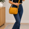 Bolso bandolera mostaza