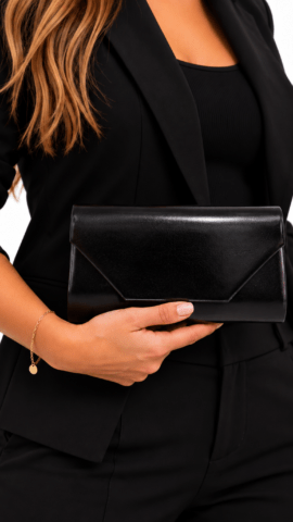 🖤 Bolso de mano negro elegante